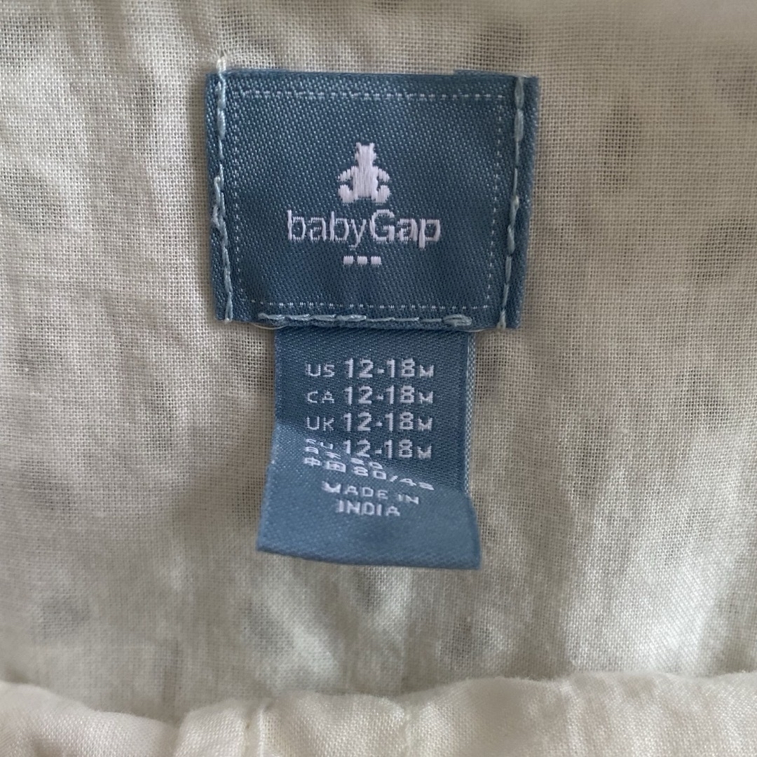 babyGAP(ベビーギャップ)のベビーギャップ　ワンピース　80 キッズ/ベビー/マタニティのベビー服(~85cm)(ワンピース)の商品写真
