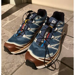 サロモン(SALOMON)の【希少】SALOMON　XT-6 24センチ　Aegean blue(スニーカー)