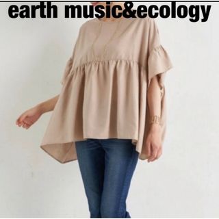 earth music & ecology - earth music&ecology フリルトップス