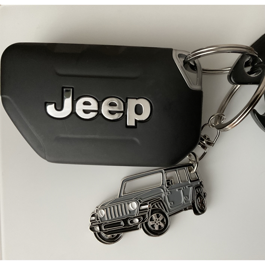 Jeep JL ラングラー キーリング エンタメ/ホビーのアニメグッズ(キーホルダー)の商品写真