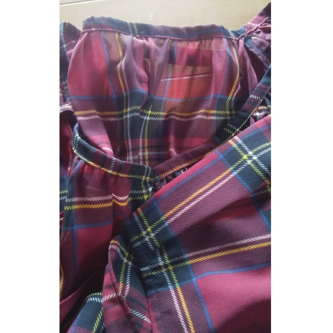 キュート　リボン　長袖カットソー　Ｍサイズ レディースのトップス(シャツ/ブラウス(長袖/七分))の商品写真