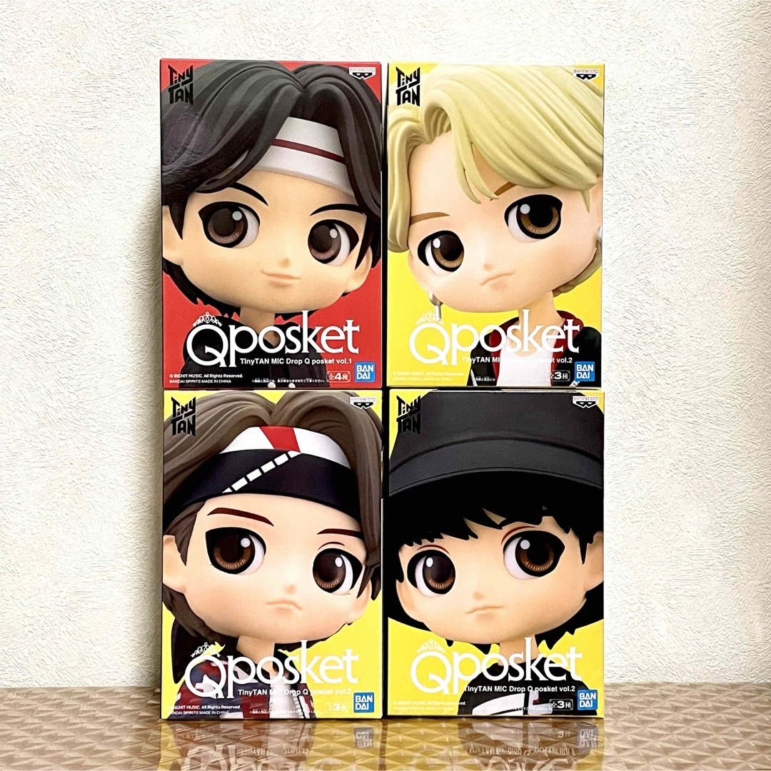 防弾少年団(BTS)(ボウダンショウネンダン)の【新品】TinyTAN✧Q posket ─ MIC Drop ─ ４種セット エンタメ/ホビーのフィギュア(その他)の商品写真