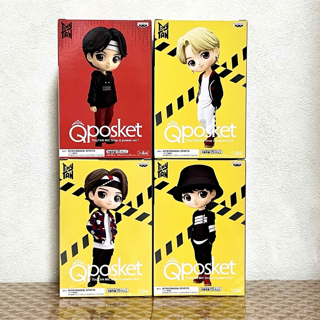 防弾少年団(BTS)(ボウダンショウネンダン)の【新品】TinyTAN✧Q posket ─ MIC Drop ─ ４種セット エンタメ/ホビーのフィギュア(その他)の商品写真