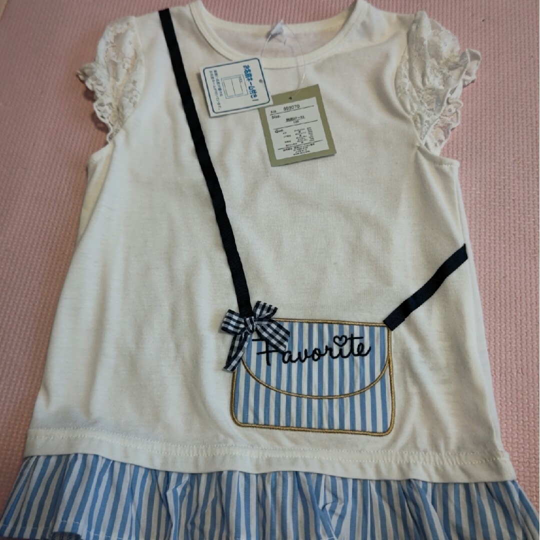 半袖　120cm キッズ/ベビー/マタニティのキッズ服女の子用(90cm~)(Tシャツ/カットソー)の商品写真