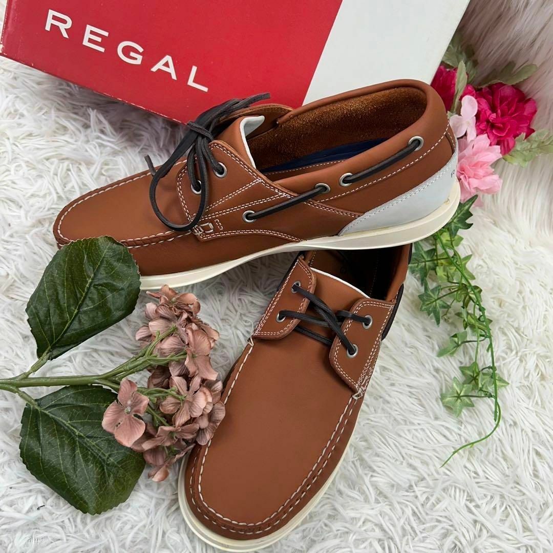 REGAL(リーガル)のリーガル メンズ スニーカー デッキシューズ 新品未使用 箱付き 27cm メンズの靴/シューズ(ブーツ)の商品写真