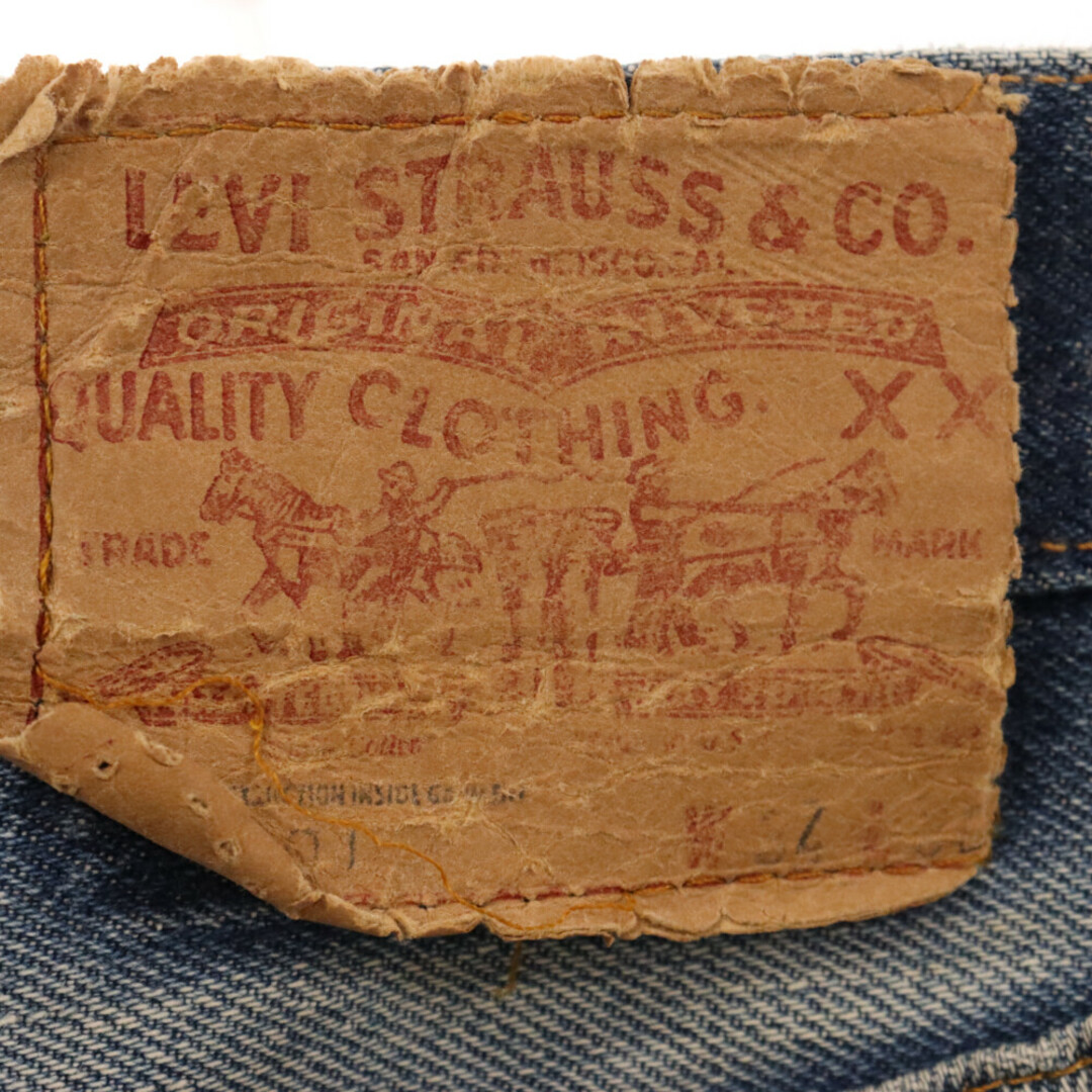 Levi's(リーバイス)のLevi's リーバイス 70s VINTAGE 501 66後期 スモールe ボタン裏6 ボタンフライデニムパンツ インディゴ メンズのパンツ(その他)の商品写真