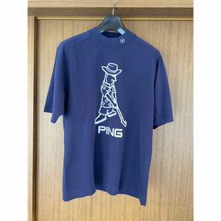 PING - PING モックネック半袖Tシャツ