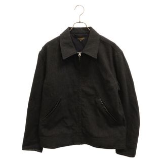 アボンタージ(*A VONTADE)のA Vontade アボンタージ 40s C/W Sport Jacket 40年台ディティール ジップアップ ウールスポーツジャケット ブラック(フライトジャケット)