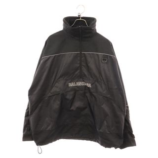 バレンシアガ(Balenciaga)のBALENCIAGA バレンシアガ 18AW ロゴウインドブレーカージャケット 533917 TA018 ブラック(フライトジャケット)