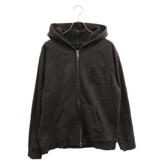 クロムハーツ(Chrome Hearts)のCHROME HEARTS クロムハーツ GRP Y NOT Raglan Sleeve Zip Up Hoodie クロスパッチ ワイノットラグランスリーブジップアッププルオーバーパーカー ブラック(パーカー)