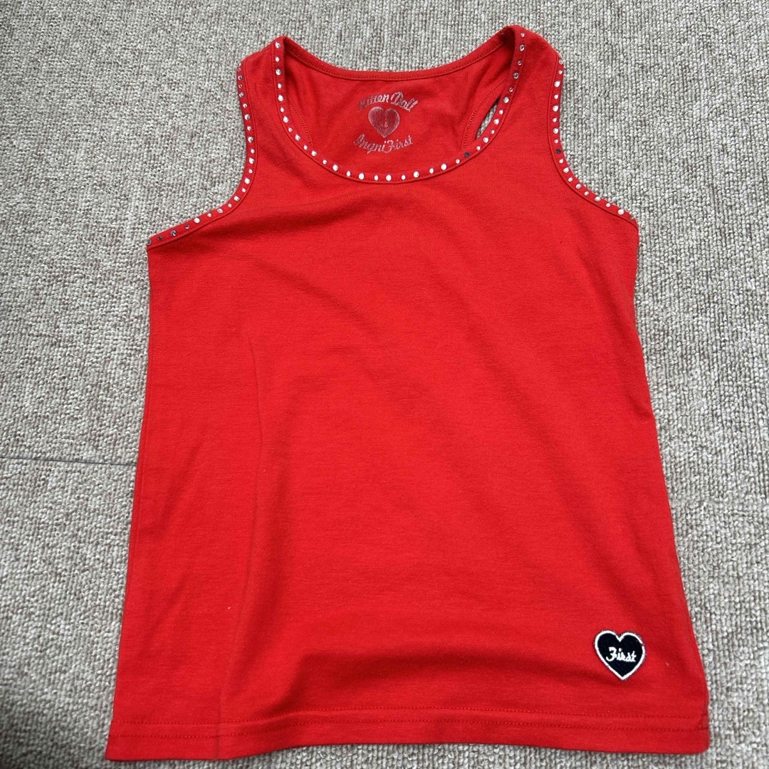 INGNI First(イングファースト)のFirst Mサイズ　タンクトップ キッズ/ベビー/マタニティのキッズ服女の子用(90cm~)(Tシャツ/カットソー)の商品写真