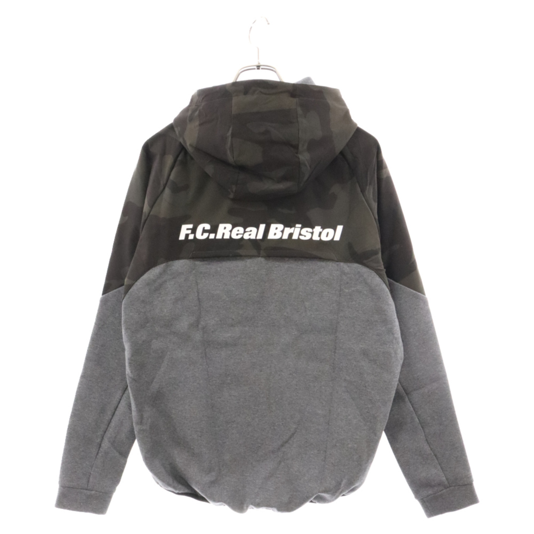 F.C.R.B.(エフシーアールビー)のF.C.R.B./F.C.Real Bristol/FCRB エフシーアールビー/エフシーレアルブリストル 21AW ベンチレーションフーディ ジップアップパーカー カモフラージュ グレー/カーキ FCRB-212061 メンズのトップス(パーカー)の商品写真