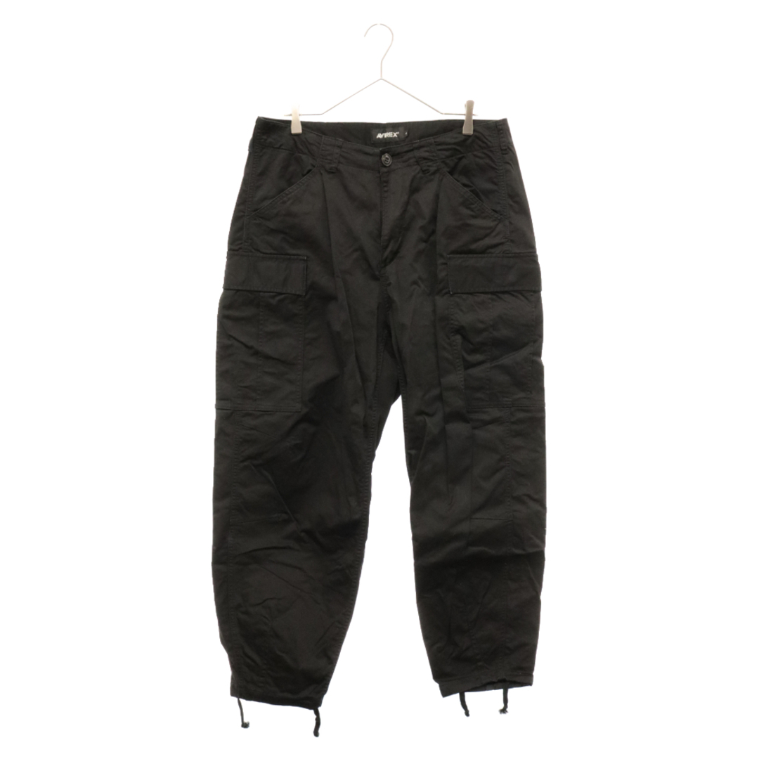 AVIREX(アヴィレックス)のAVIREX アヴィレックス SIMPLE M-65 PANT シンプル コットン カーゴパンツ ブラック 6116094 メンズのパンツ(その他)の商品写真