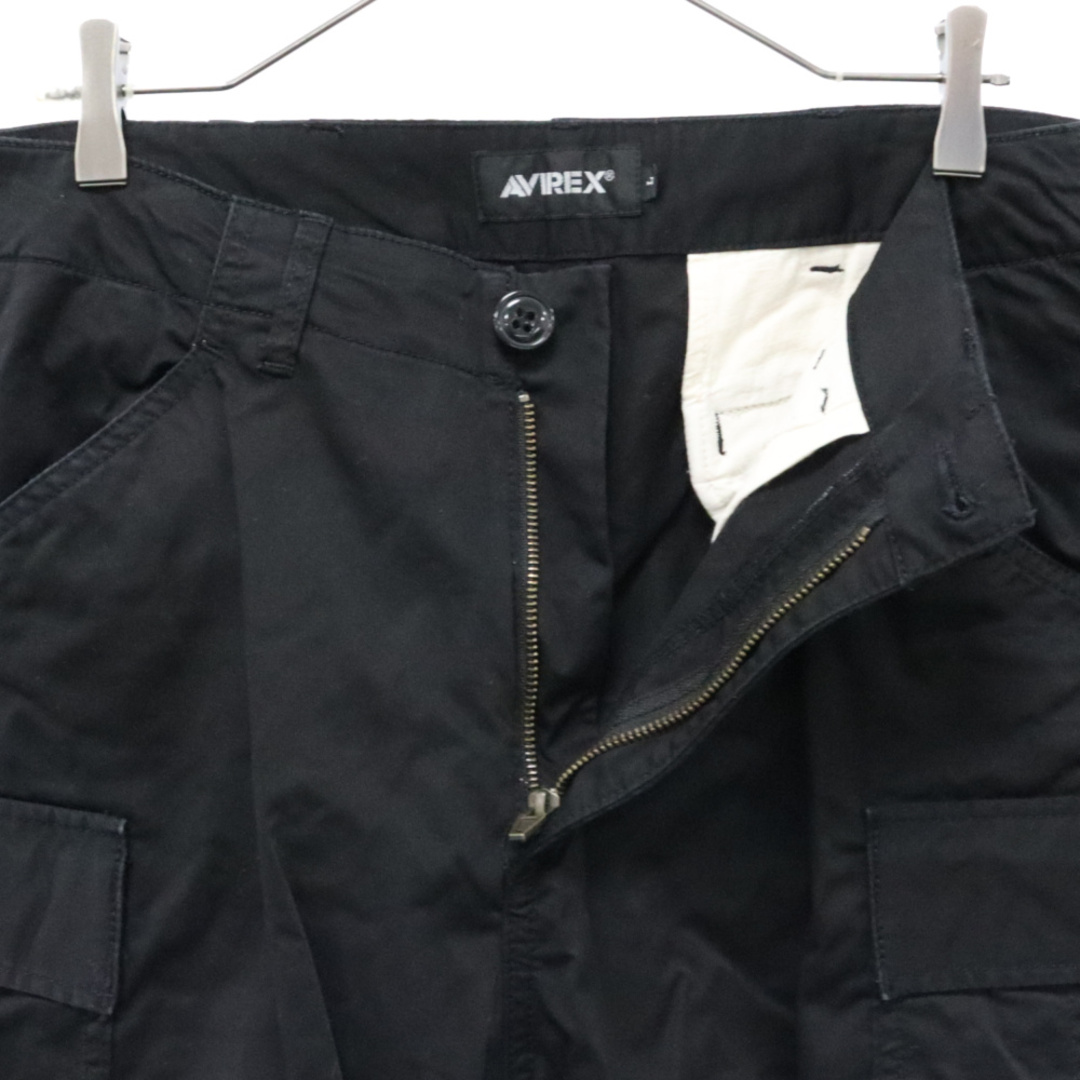 AVIREX(アヴィレックス)のAVIREX アヴィレックス SIMPLE M-65 PANT シンプル コットン カーゴパンツ ブラック 6116094 メンズのパンツ(その他)の商品写真