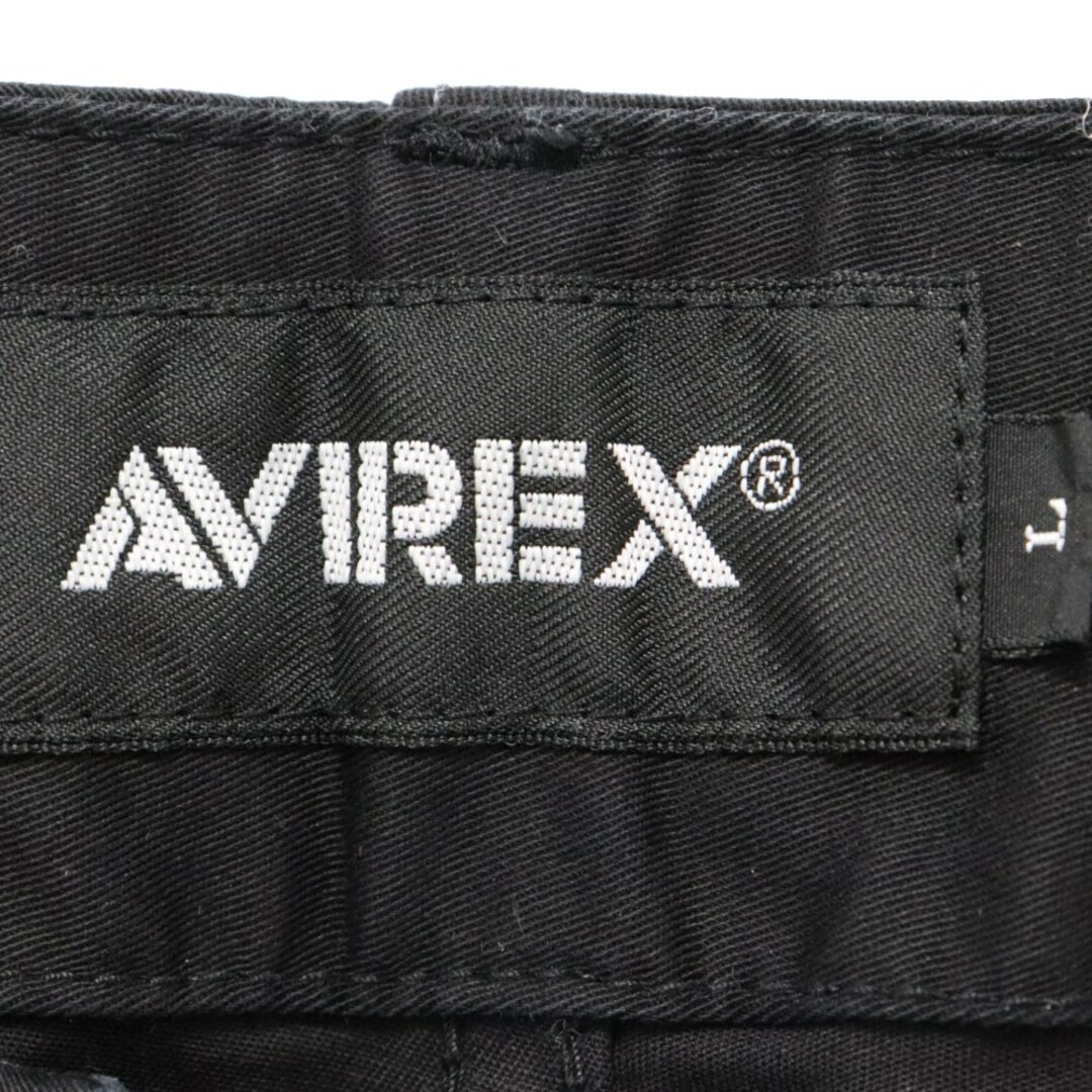 AVIREX(アヴィレックス)のAVIREX アヴィレックス SIMPLE M-65 PANT シンプル コットン カーゴパンツ ブラック 6116094 メンズのパンツ(その他)の商品写真