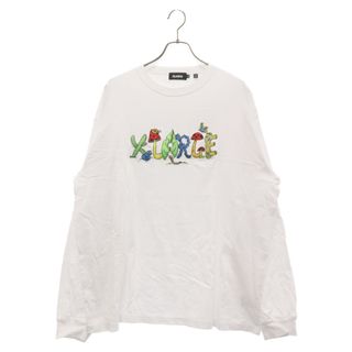 エクストララージ(XLARGE)のX-LARGE エクストララージ TYPE BY NATURE タイプ バイ ネイチャー ロゴワッペン 長袖Tシャツ カットソー ホワイト 101221011011(Tシャツ/カットソー(七分/長袖))