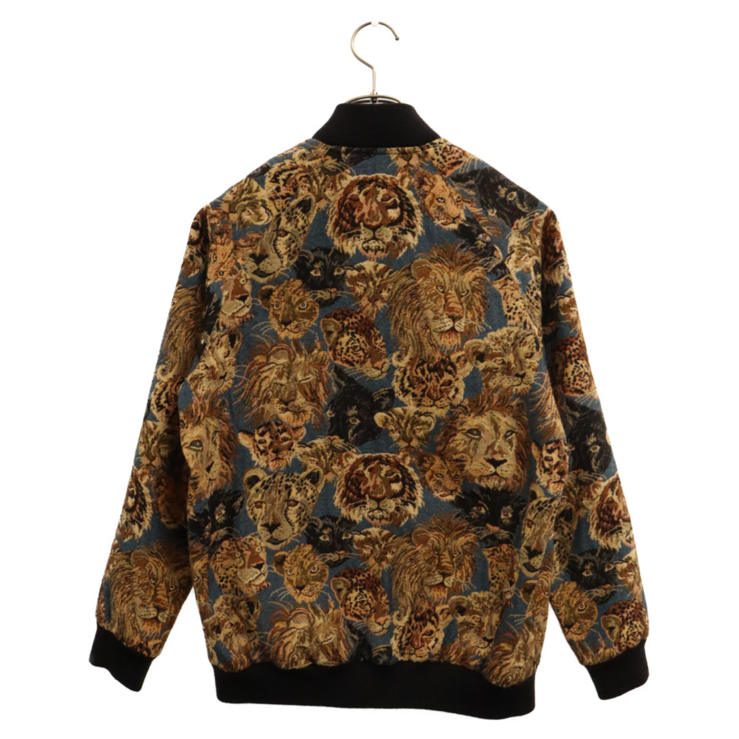 Saint Laurent(サンローラン)のSAINT LAURENT PARIS サンローランパリ 15SS Lion Teddy Jacket ライオン テディジャケット マルチカラー 426498 メンズのジャケット/アウター(フライトジャケット)の商品写真