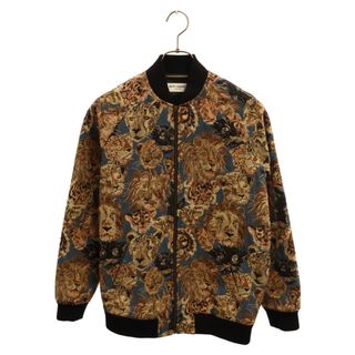 サンローラン(Saint Laurent)のSAINT LAURENT PARIS サンローランパリ 15SS Lion Teddy Jacket ライオン テディジャケット マルチカラー 426498(フライトジャケット)