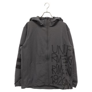 ユニフォームエクスペリメント(uniform experiment)のUNIFORM EXPERIMENT ユニフォームエクスペリメント 19AW 4WAY STRETCH GRAFFITI HOOD BLOUSON ストレッチ グラフティー フーデッド ブルゾン ナイロンジャケットグレー UE-192028(ナイロンジャケット)