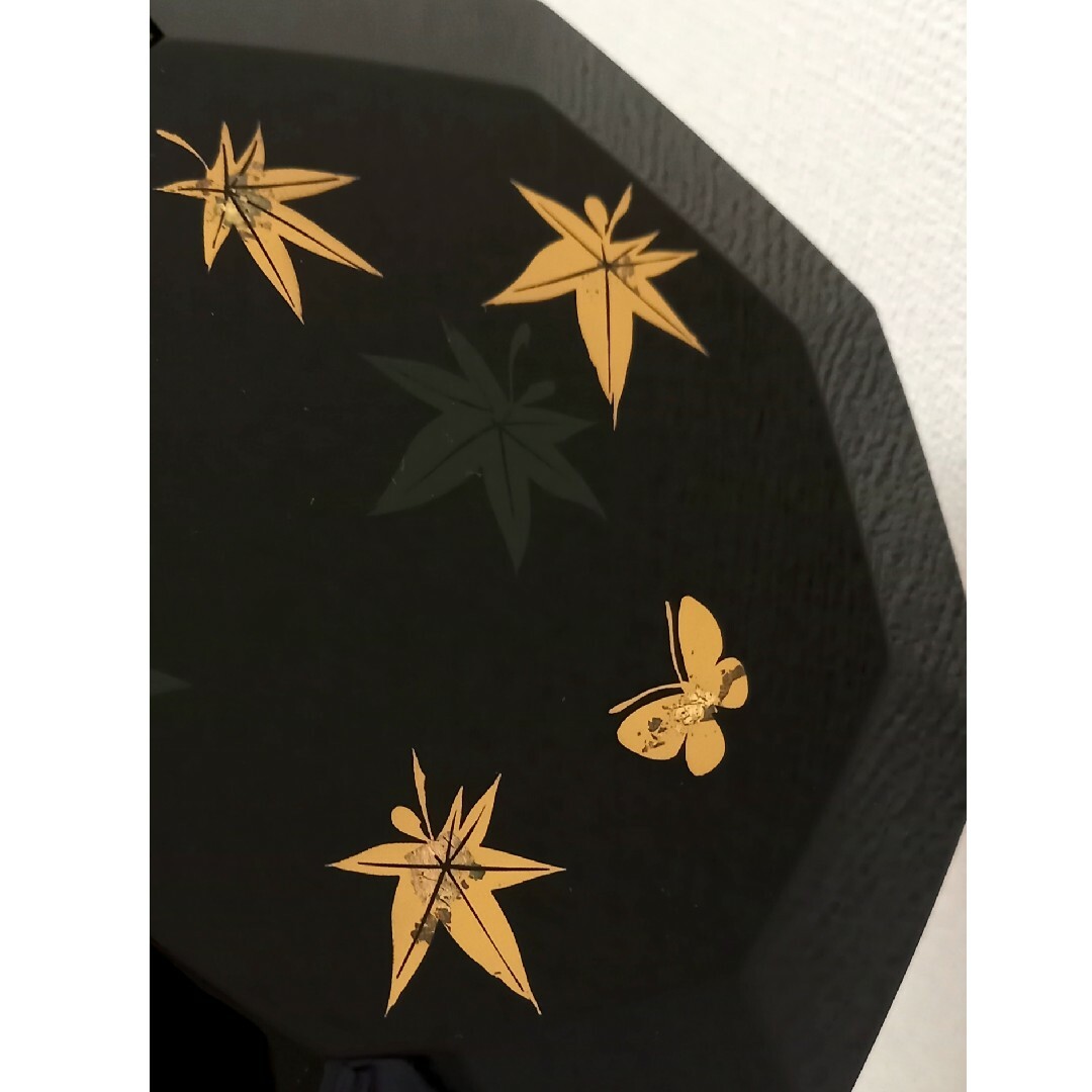 HANAE MORI(ハナエモリ)の美品 HANAE MORI 漆器シック CHIKI CHIC  二段重 重箱 インテリア/住まい/日用品のキッチン/食器(食器)の商品写真