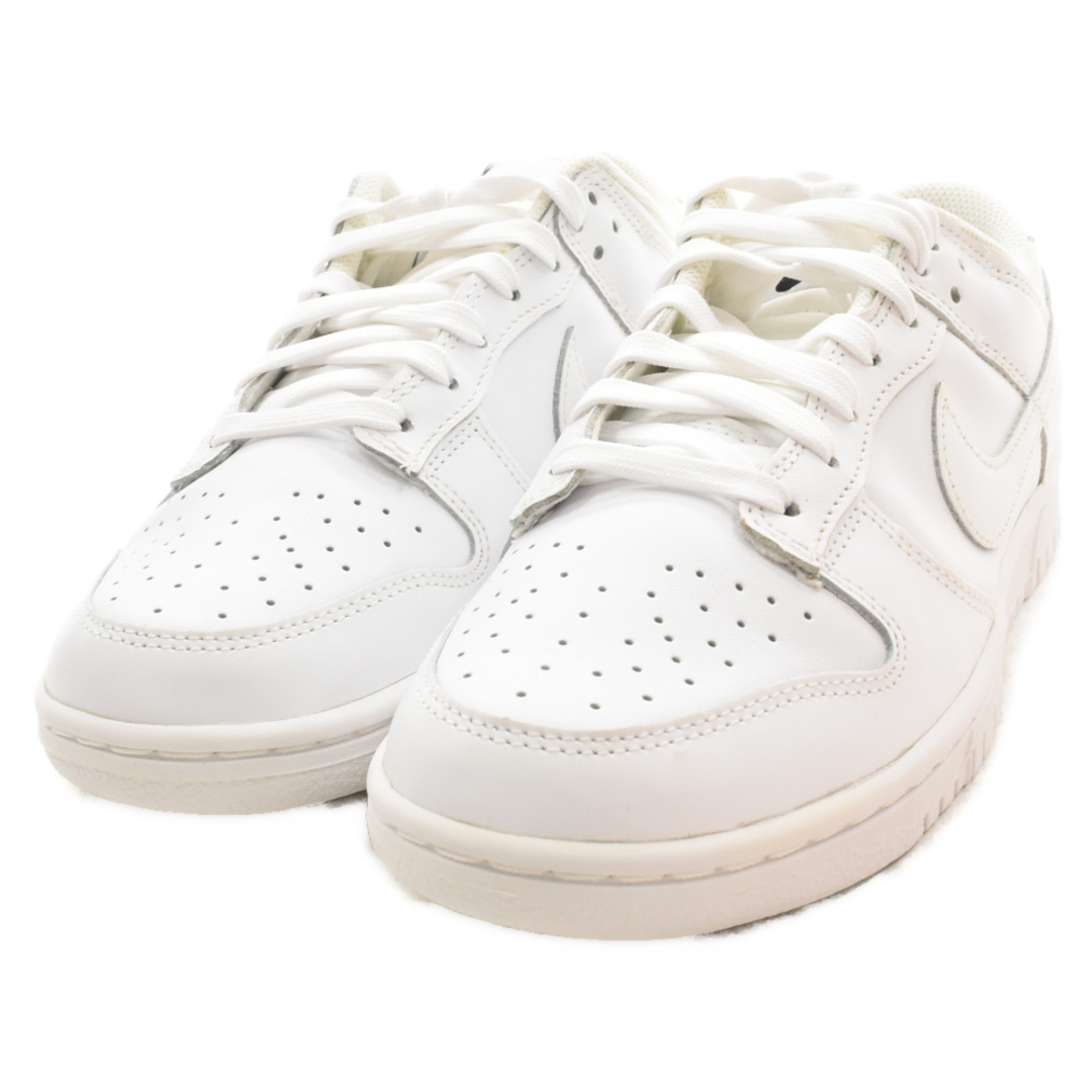 NIKE(ナイキ)のNIKE ナイキ WMNS DUNK LOW TRIPLE WHITE DD1503-109 ウィメンズ ダンク ローカットスニーカー ホワイト US8.5/25.5cm メンズの靴/シューズ(スニーカー)の商品写真