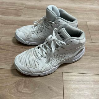 アシックス(asics)の☆acics バッシュ ダンクショット  ホワイト22.5☆(スニーカー)