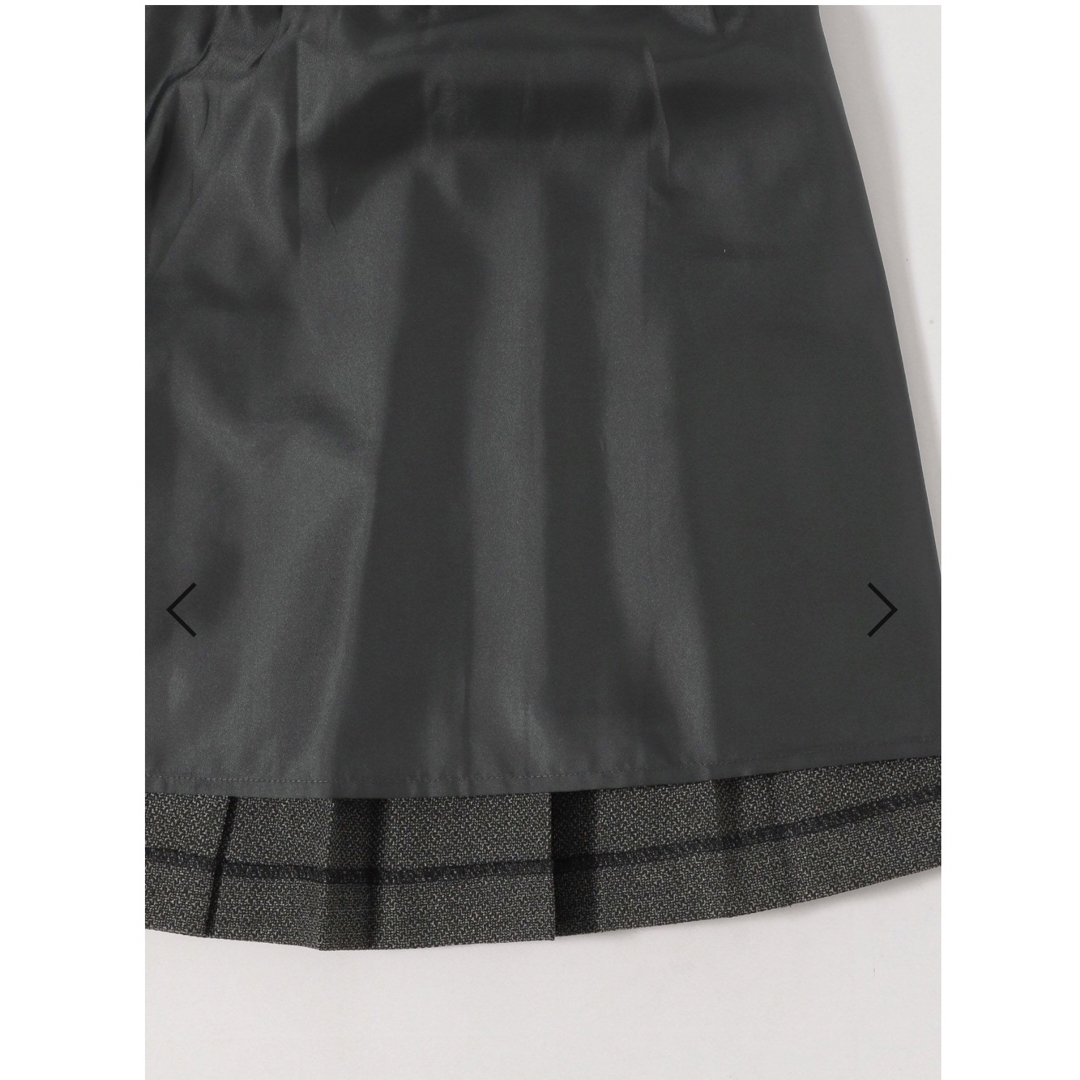 LEPSIM LOWRYS FARM(レプシィムローリーズファーム)のラナテックミニプリーツスカート　ブラウン レディースのスカート(ミニスカート)の商品写真
