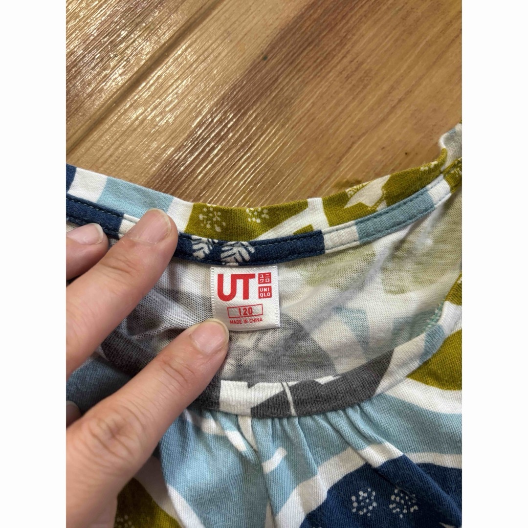 UNIQLO(ユニクロ)のムーミン　ワンピース　ユニクロ　120cm キッズ/ベビー/マタニティのキッズ服女の子用(90cm~)(ワンピース)の商品写真