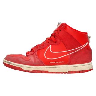 ナイキ(NIKE)のNIKE ナイキ DUNK HI SE FIRST USE DH0960-600 ダンク ファーストユーズ ハイカットスニーカー レッド US8/26.0cm(スニーカー)