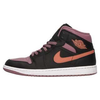 ナイキ(NIKE)のNIKE ナイキ AIR JORDAN 1 MID SE エアジョーダン1 ミッドカットスニーカー ブラック/パープル US9.5/27.5cm FB9911-008(スニーカー)