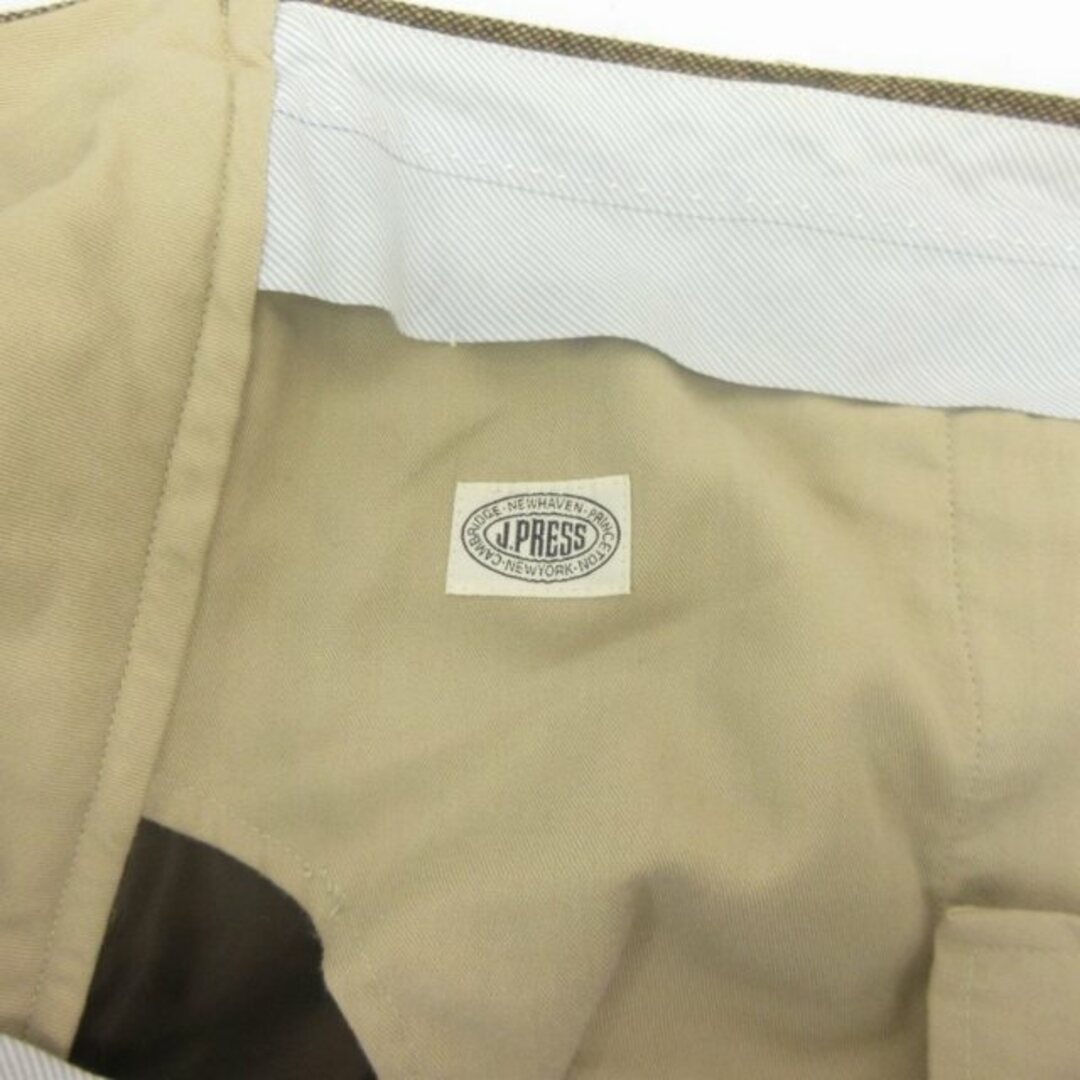 J.PRESS(ジェイプレス)のジェイプレス J.PRESS スラックス ウール ストレッチ有 茶色 91  メンズのパンツ(スラックス)の商品写真