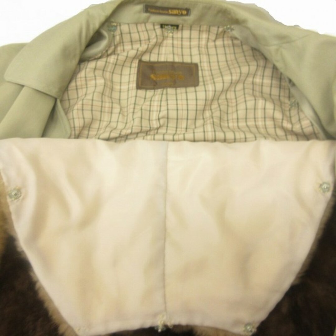 other(アザー)のサンヨー ステンカラーコート  ロング  ジャケット ライナー付 約M メンズのジャケット/アウター(ステンカラーコート)の商品写真