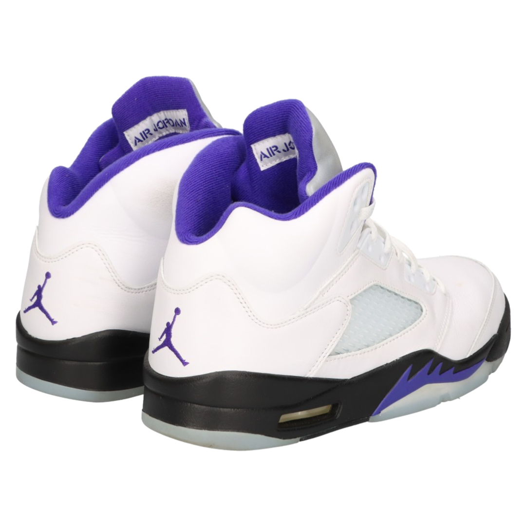 NIKE(ナイキ)のNIKE ナイキ AIR JORDAN 5 RETRO DARK CONCORD エアジョーダン5 レトロ ダークコンコルド ハイカットスニーカー ホワイト/パープル US9/27cm DD0587-141 メンズの靴/シューズ(スニーカー)の商品写真