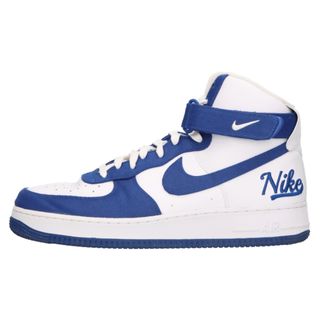 ナイキ(NIKE)のNIKE ナイキ AIR FORCE 1 HIGH LV8 EMB RUSH BLUE エアフォース1ハイカットスニーカー ラッシュブルー ホワイト/ブルー US11.5/29.5cm DC8168-100(スニーカー)