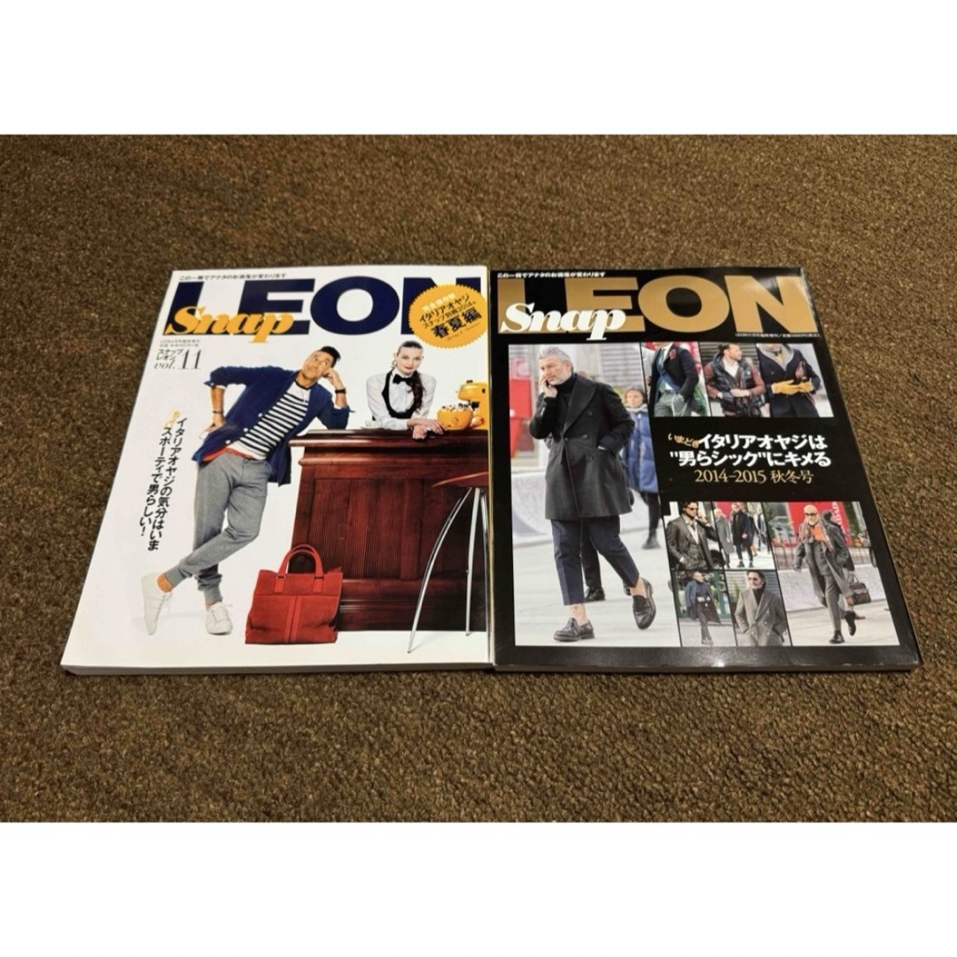 LOUIS VUITTON(ルイヴィトン)のLEON レオン スナップ 6冊vol.5〜10 2011年春夏〜2013年秋冬 エンタメ/ホビーの雑誌(ファッション)の商品写真