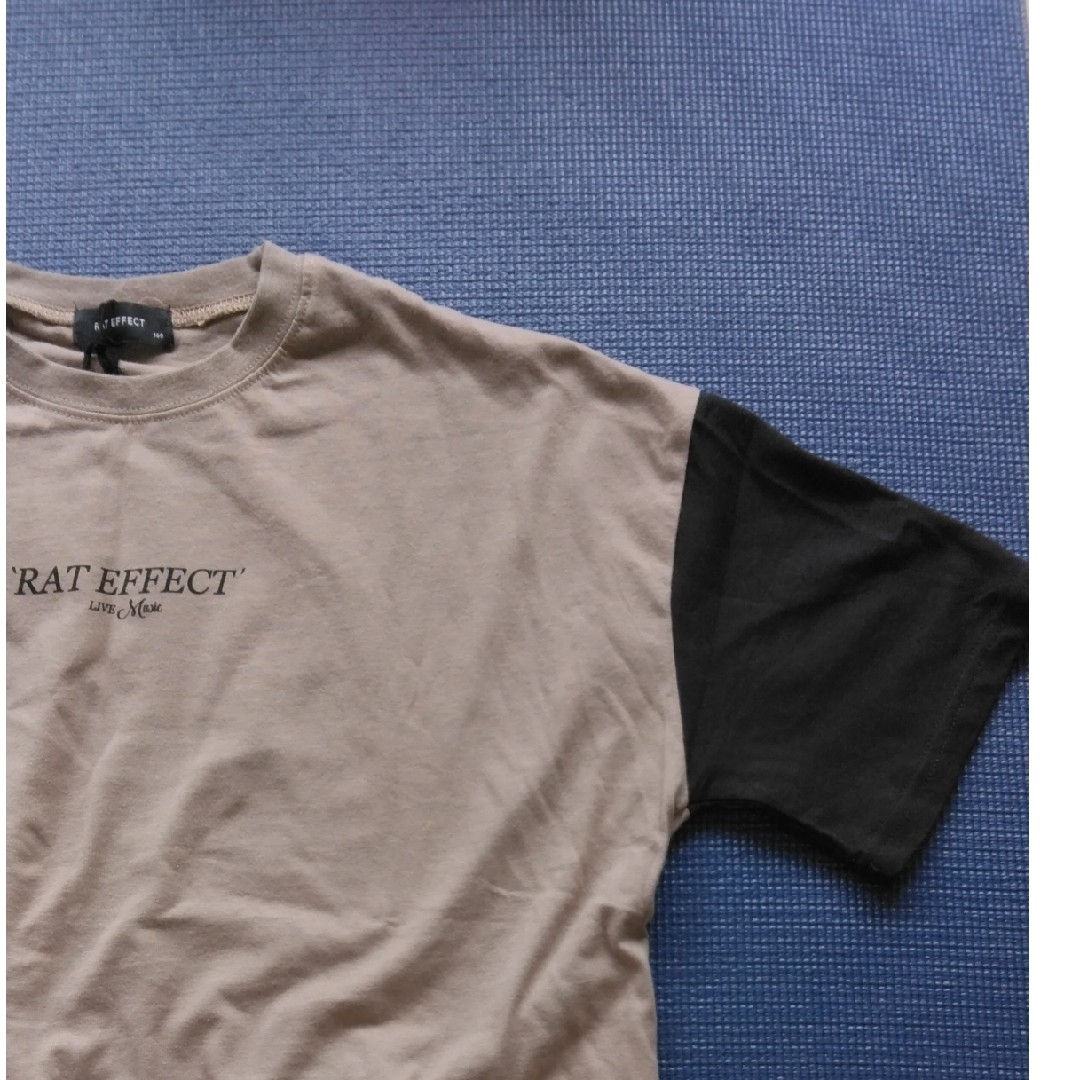 新品未使用ラットエフェクト　半袖Tシャツ160 RAT EFFECT GU キッズ/ベビー/マタニティのキッズ服男の子用(90cm~)(Tシャツ/カットソー)の商品写真