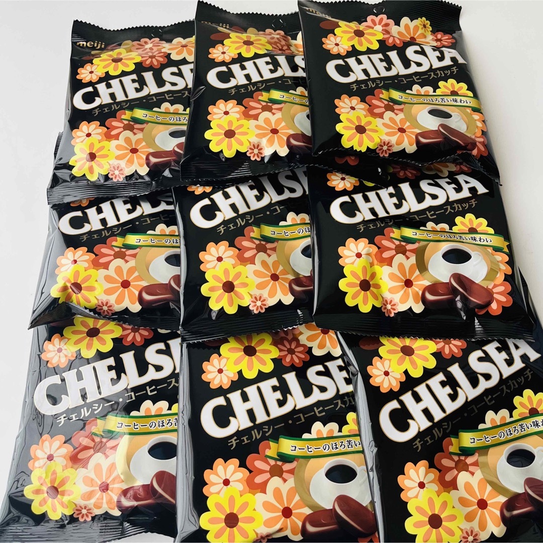 明治　チェルシー　コーヒースカッチ CHELSEA 飴　お菓子　食品　9袋 食品/飲料/酒の食品(菓子/デザート)の商品写真