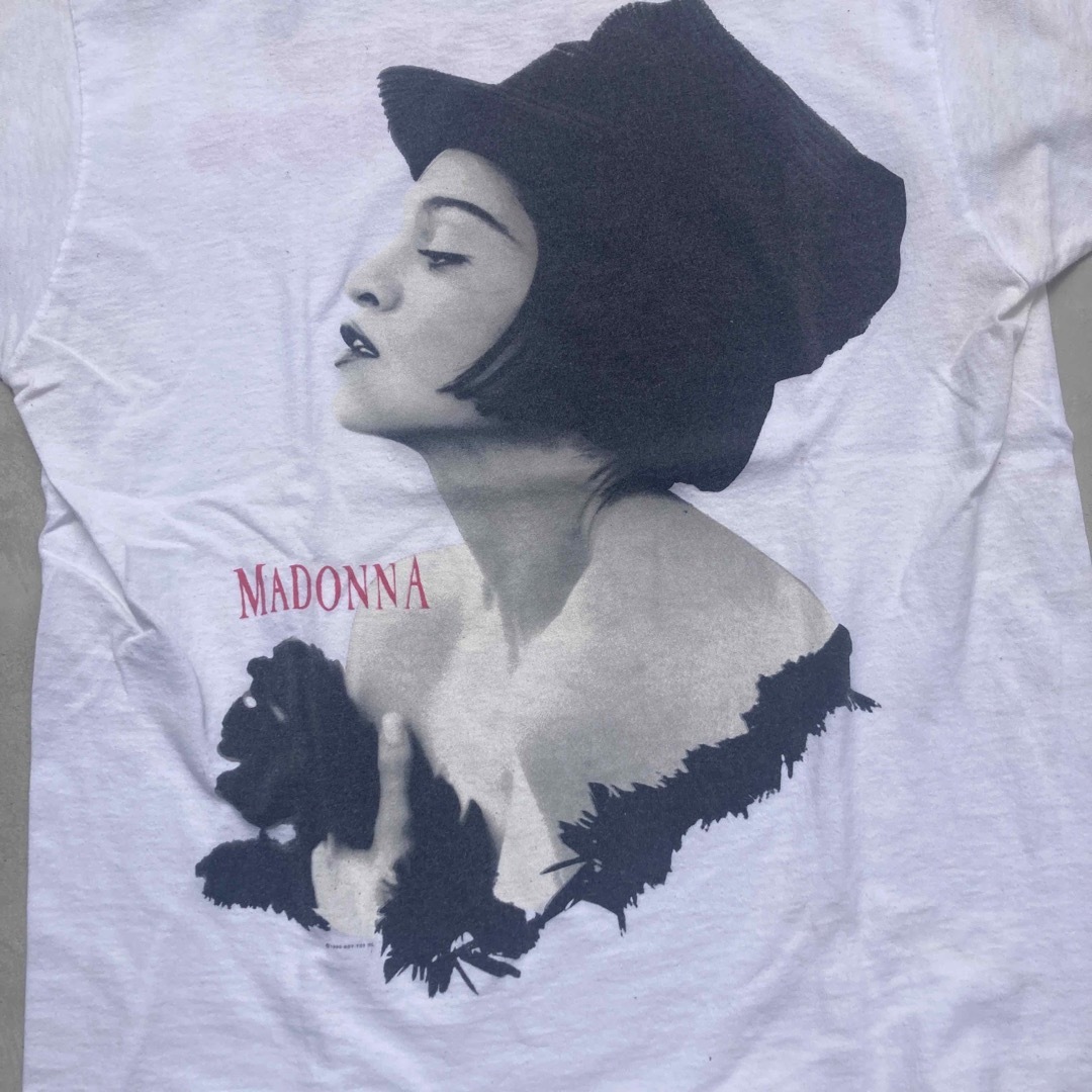 FEAR OF GOD(フィアオブゴッド)の【激レア】 90sマドンナ MADONNA WORLD TOUR 1990 L メンズのトップス(Tシャツ/カットソー(半袖/袖なし))の商品写真