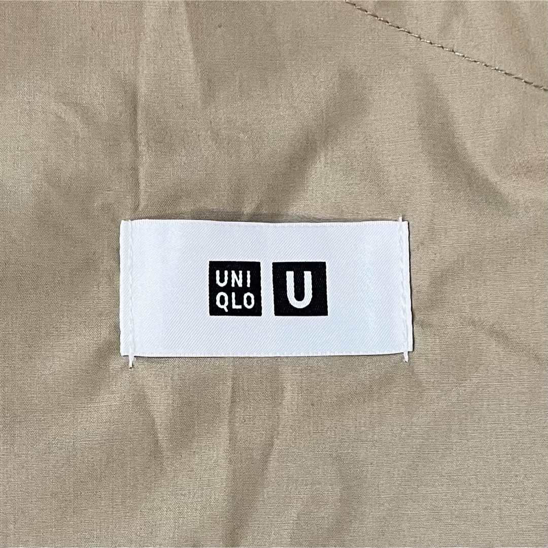 UNIQLO(ユニクロ)のユニクロ U フーデッドコート ブラウン Lサイズ メンズのジャケット/アウター(トレンチコート)の商品写真