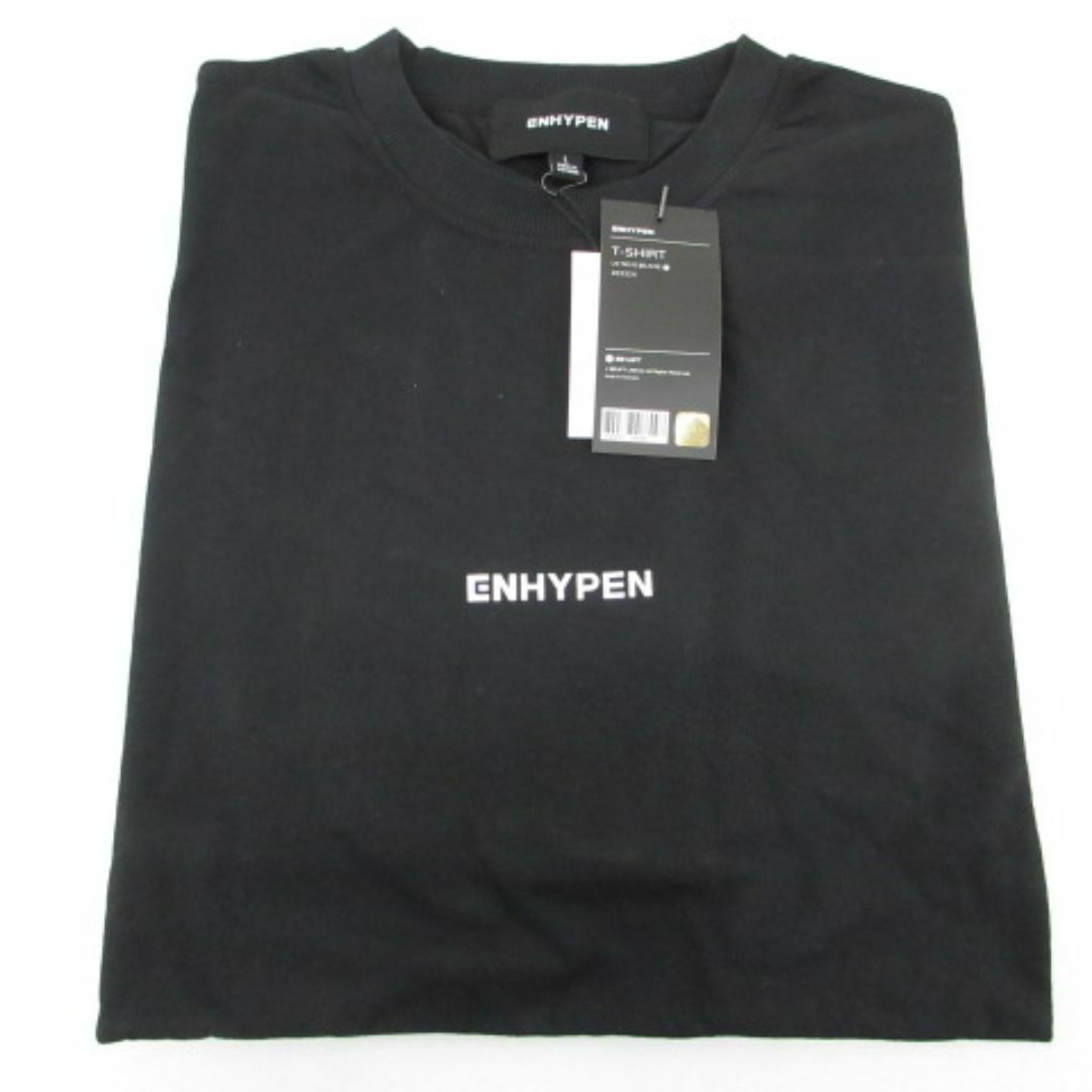 ENHYPEN(エンハイプン)の【タグ付き】ENHYPEN ロンT Lサイズ 黒 エンタメ/ホビーのタレントグッズ(アイドルグッズ)の商品写真