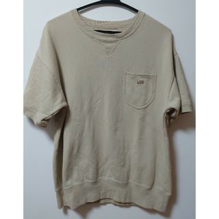 LEE 半袖　スウェット　38　ベージュ(Tシャツ/カットソー(半袖/袖なし))