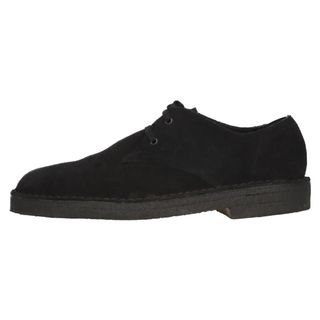 Clarks - Clarks クラークス スウェード ローカットスニーカー ブラック 261568087100