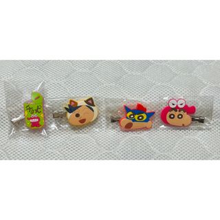 クレヨンシンチャン(クレヨンしんちゃん)の【新品】クレヨンしんちゃん　前髪クリップ　4個セット(キャラクターグッズ)