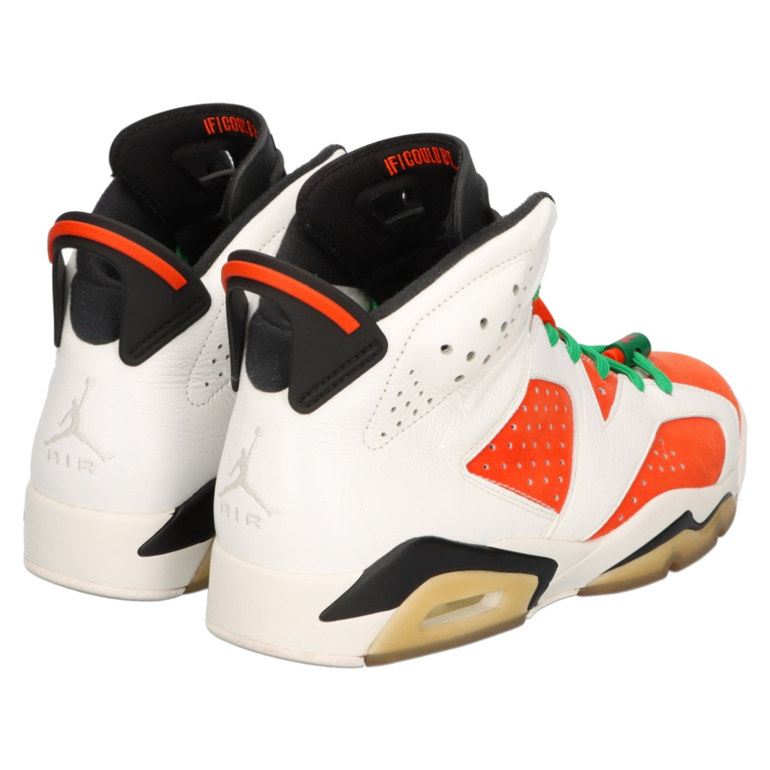 NIKE(ナイキ)のNIKE ナイキ AIR JORDAN 6 RETRO GATORADE エア ジョーダン 6 レトロ ゲータレード ハイカットスニーカー ホワイト/オレンジ US8.5/26.5cm 384664-145 メンズの靴/シューズ(スニーカー)の商品写真