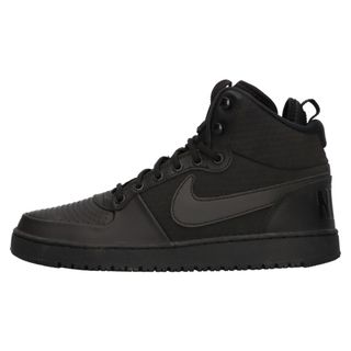 ナイキ(NIKE)のNIKE ナイキ COURT BOROUGH MID WINTER コートバーロウミッドウィンター ミッドカットスニーカー ブラック US7.5/25.5cm AA0547-002(スニーカー)