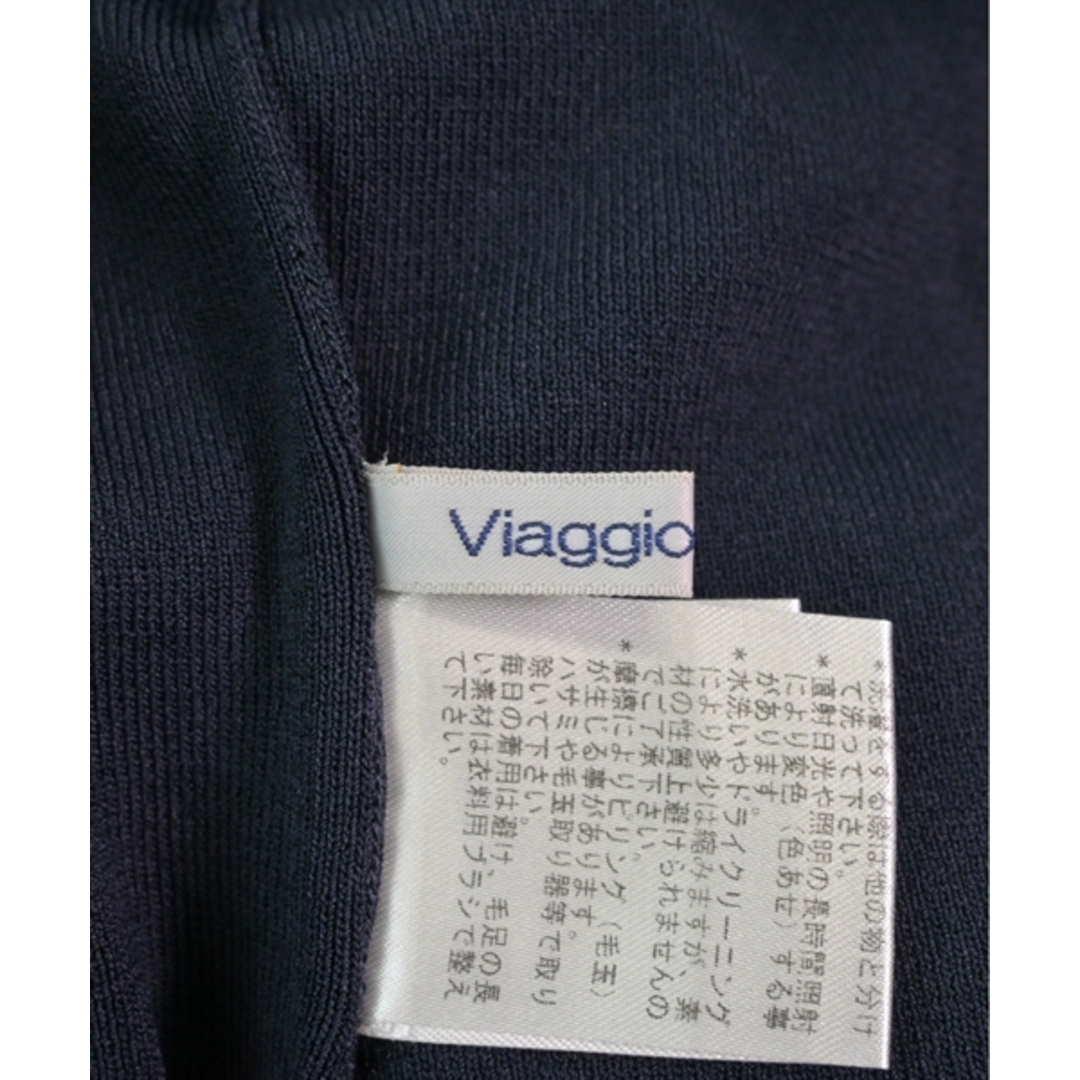 VIAGGIO BLU(ビアッジョブルー)のViaggio Blu ヴィアッジョ　ブル ニット・セーター 2(M位) 紺 【古着】【中古】 レディースのトップス(ニット/セーター)の商品写真