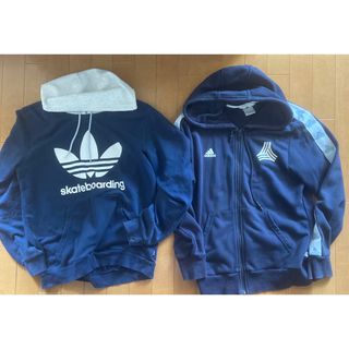 アディダス(adidas)のadidas アディダス　パーカー　kaepa半袖シャツ(パーカー)