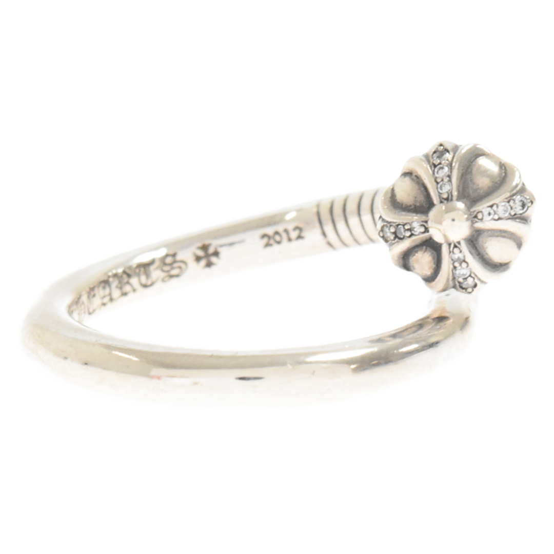 Chrome Hearts(クロムハーツ)のCHROME HEARTS クロムハーツ NAIL CRSSBALL P/D/ネイルクロスボール PAVEダイヤ/シルバーリング メンズのアクセサリー(リング(指輪))の商品写真