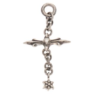 クロムハーツ(Chrome Hearts)のCHROME HEARTS クロムハーツ ROLY CROSS ローリークロス チャーム シルバーネックレストップ(ネックレス)