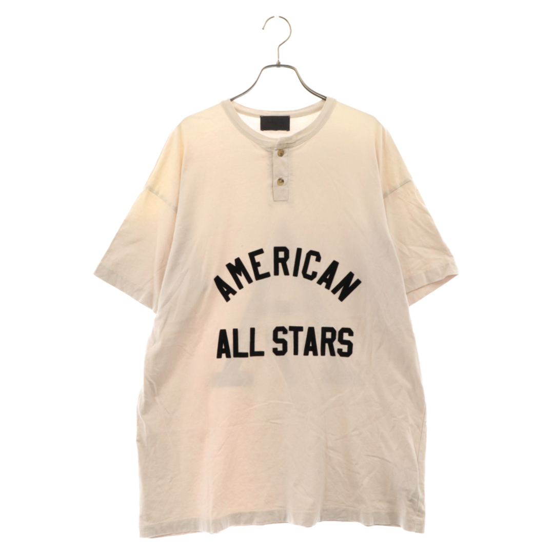 FEAR OF GOD(フィアオブゴッド)のFEAR OF GOD フィアオブゴッド 20AW SEVENTH COLLECTION All Star Henley Tee セブンスコレクション オールスター ヘンリーネック 半袖Tシャツカットソー ベージュ FG50-017 CTJ メンズのトップス(Tシャツ/カットソー(半袖/袖なし))の商品写真